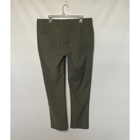 Linksoul Pants Mens 36 Green Golf Performance Stretch Chino Boardwalker 36x33 - Picture 6 of 11